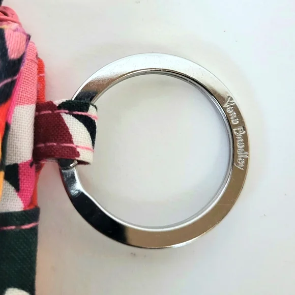 Vera Bradley Rosa Flora RFID Zip ID Case Wallet - Picture 6 of 8